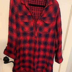 Madewell flannel dress